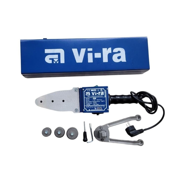 Kaynak Makineleri-Vira-Vira Mini AS Plastik Kaynak Makinesi Çantalı 1400 W-vira-km-minias