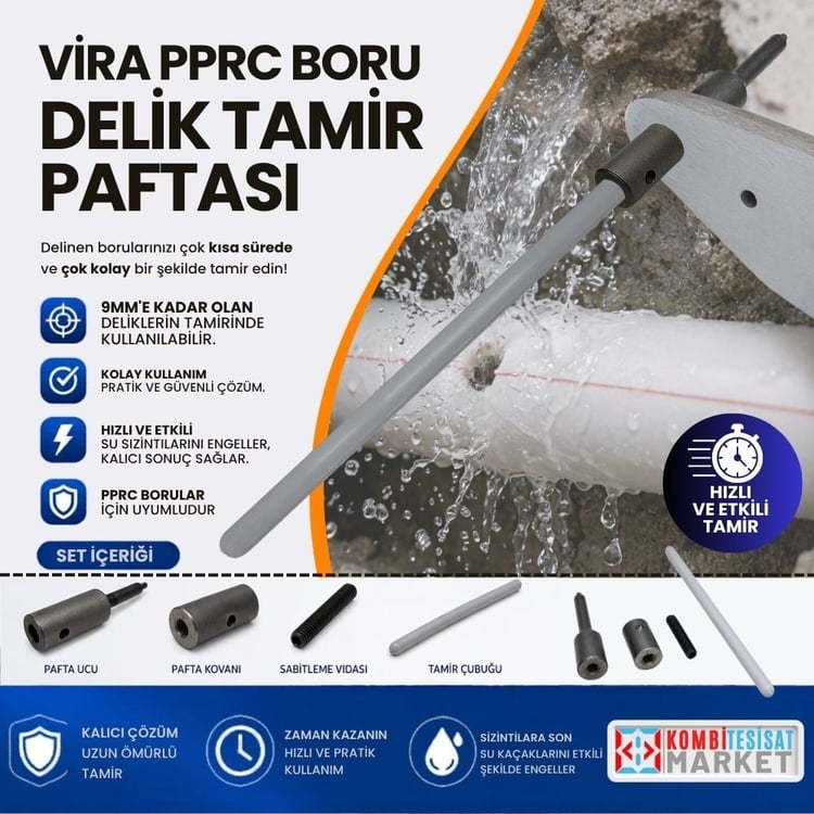 vira-tamir01-Vira Pprc Boru Delik Tamir Paftası