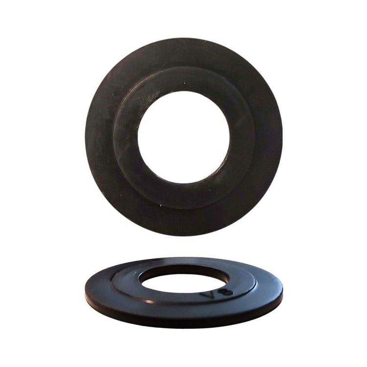 reco265420-Visam Gömme Rezervuar Tahliye Contası 26x54 mm Setli Siyah