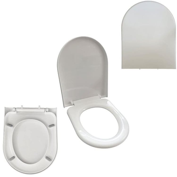 Banyo Aksesuarları-Diğer-Visam Mimoza Yavaş Kapanan Klozet Kapağı 532-004-klozetk532004