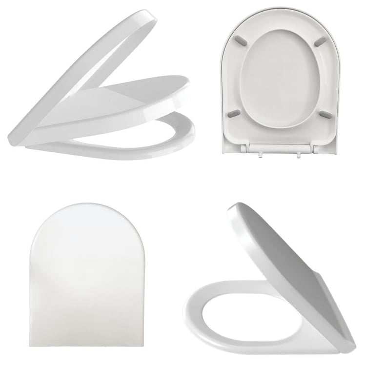 Banyo Aksesuarları-Diğer-Visam Mimoza Yavaş Kapanan Klozet Kapağı 532-004-klozetk532004