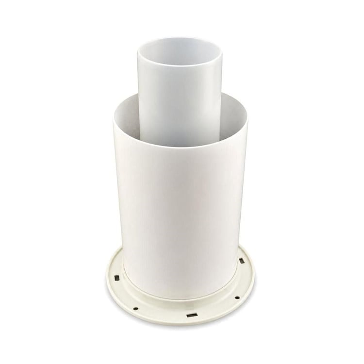 ybacadik22-Yoğuşmalı Kombi Flanşlı Dik Baca Adaptörü 20 cm 60/100 mm