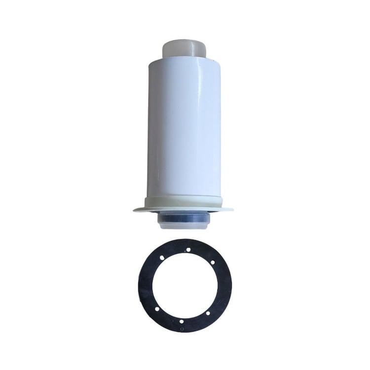 ybacadik22-Yoğuşmalı Kombi Flanşlı Dik Baca Adaptörü 20 cm 60/100 mm