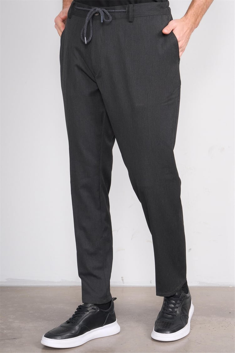 Çetinkaya Mentality 9455 Erkek Loco Yan Cep Jogger Pantolon Füme