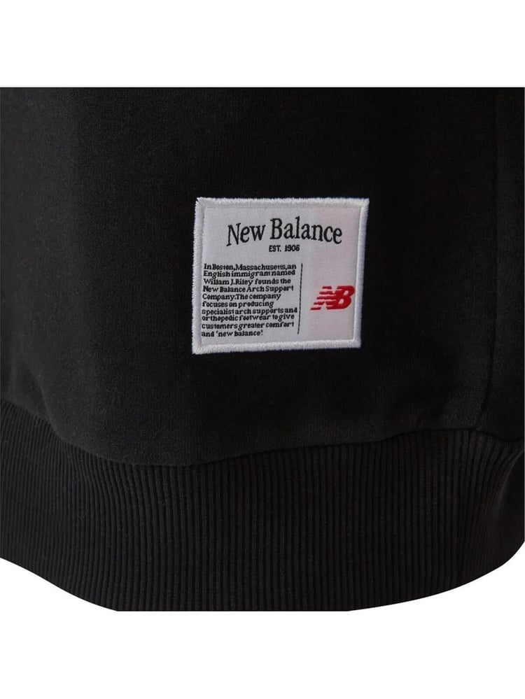 New Balance Mnc3503-Bk1 Sıyah Erkek Sweatshırt