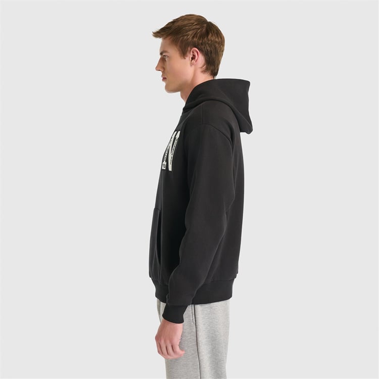 New BalanceUNH3534-BK Sıyah Erkek Kapüşonlu Sweatshırt