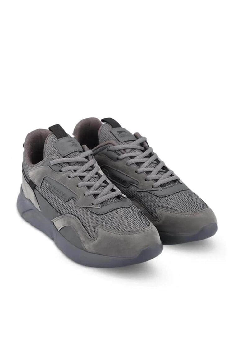 Slazenger Sa23Re048-230 Option Füme Erkek Koşu Ayakkabısı