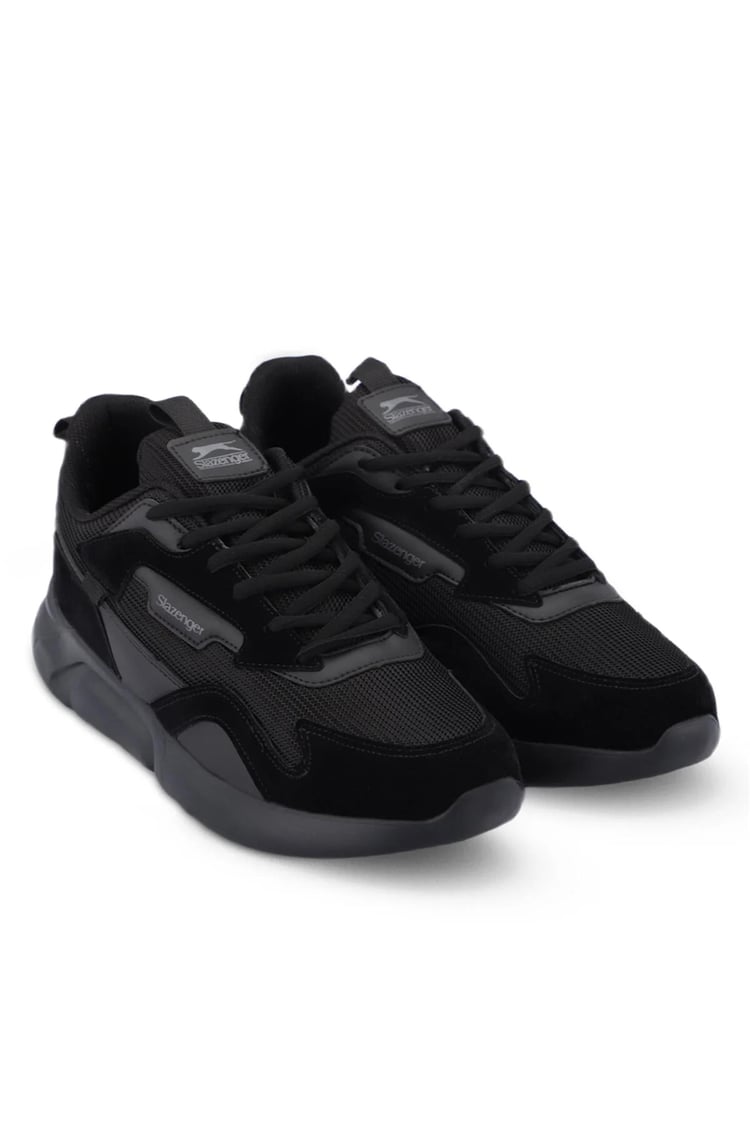 Slazenger Sa23Re048-596 Option Siyah / Siyah Erkek Koşu Ayakkabısı