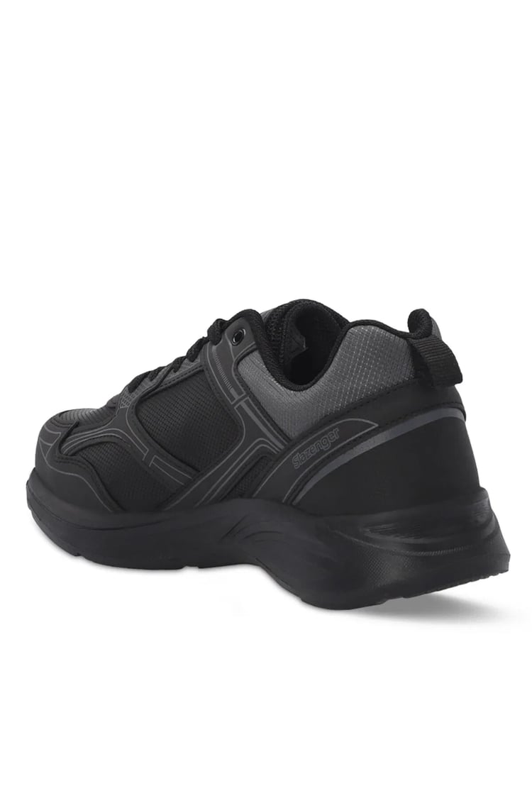 Slazenger Sa24Re001-596 Gıma Sıyah / Sıyah Mrd Kosu Ayakkabısı