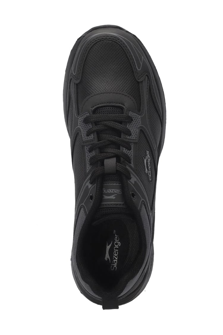Slazenger Sa24Re001-596 Gıma Sıyah / Sıyah Mrd Kosu Ayakkabısı
