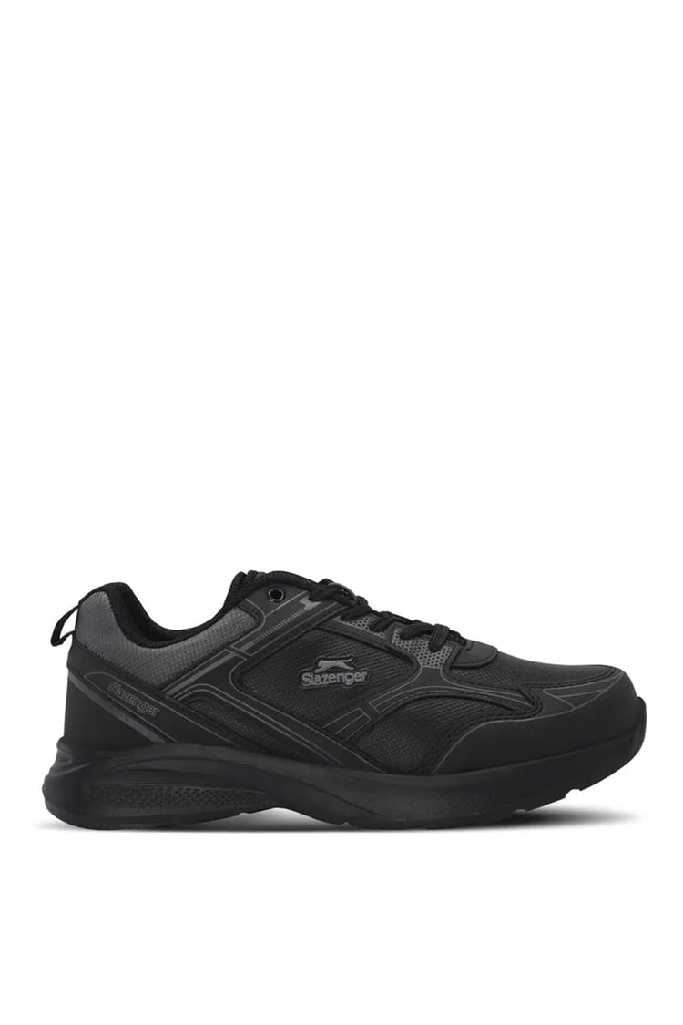 Slazenger Sa24Re001-596 Gıma Sıyah / Sıyah Mrd Kosu Ayakkabısı