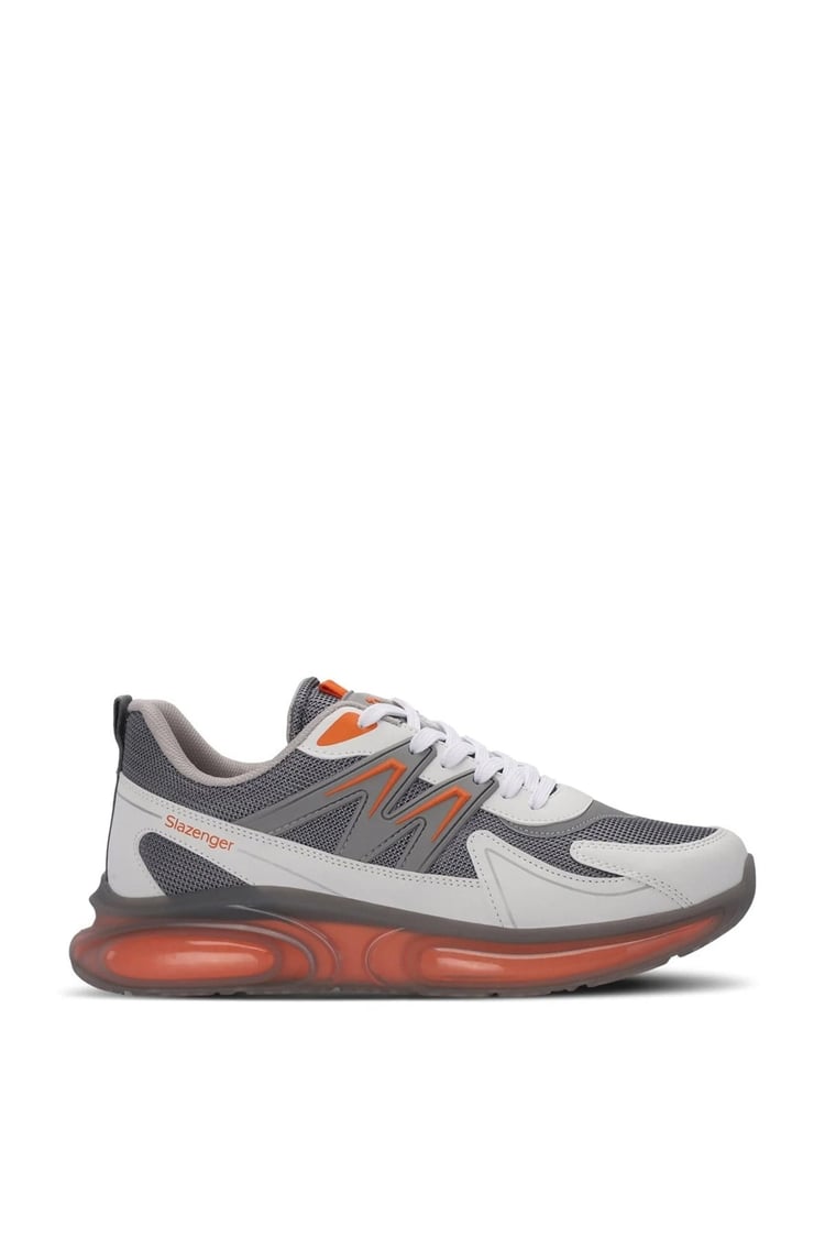 Slazenger SA24RE010-225 Zigor Gri / Turuncu Mrd Koşu Ayakkabı