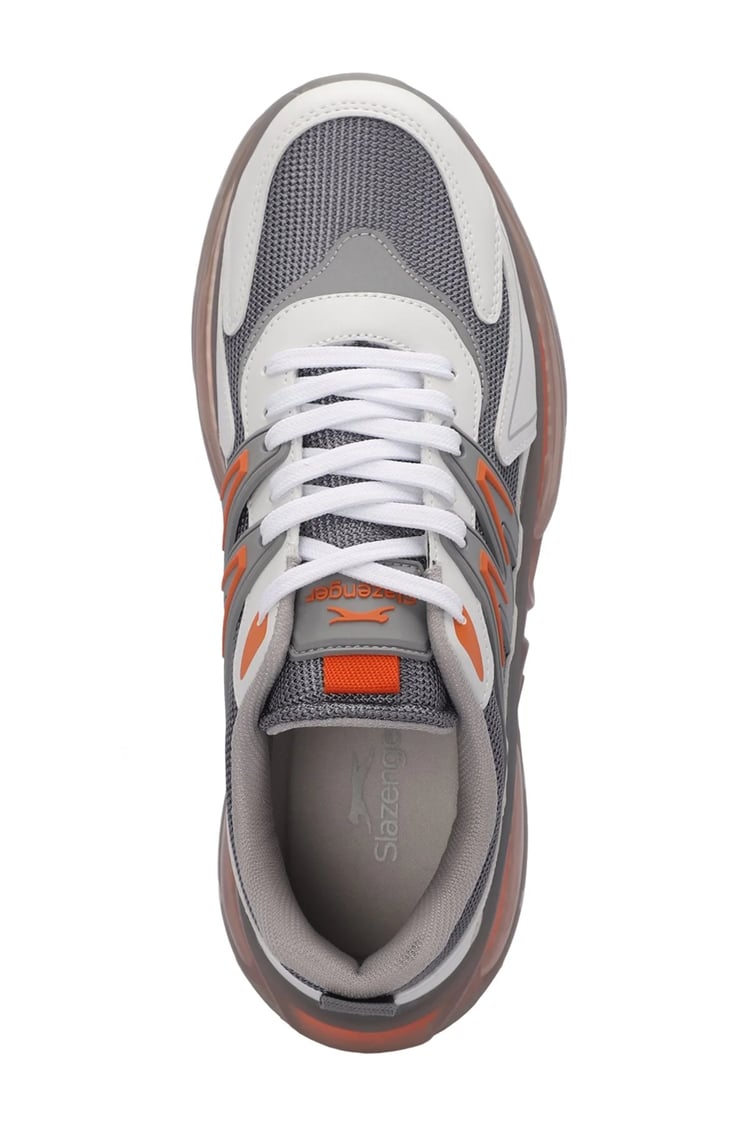 Slazenger SA24RE010-225 Zigor Gri / Turuncu Mrd Koşu Ayakkabı