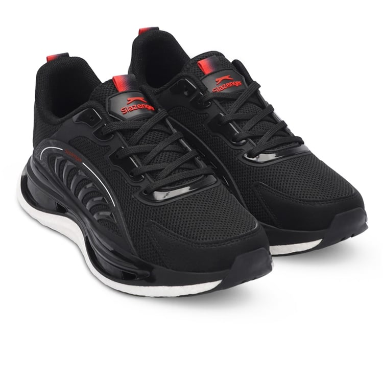 Slazenger Sa24Re087-506 Zeus Sıyah / Kırmızı Erkek Kosu Ayakkabısı