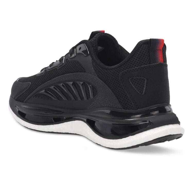 Slazenger Sa24Re087-506 Zeus Sıyah / Kırmızı Erkek Kosu Ayakkabısı