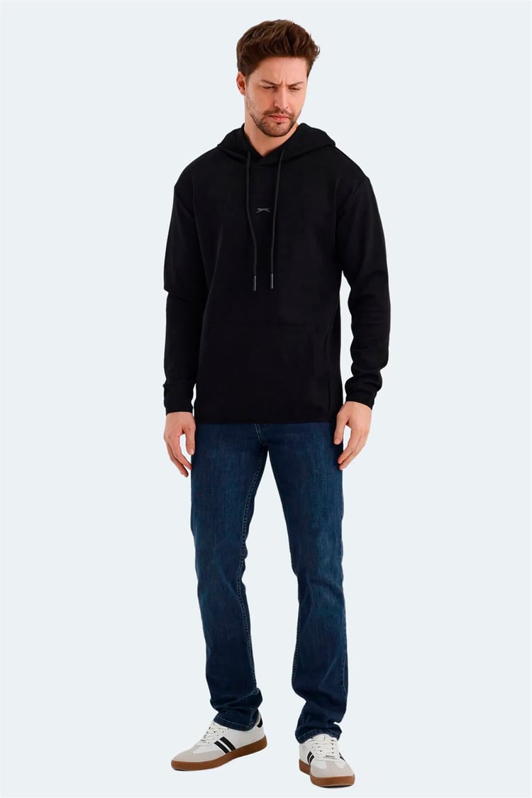 Slazenger Vadımır Sıyah Erkek Sweatshırt