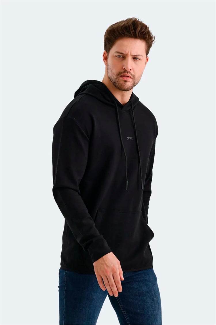 Slazenger Vadımır Sıyah Erkek Sweatshırt
