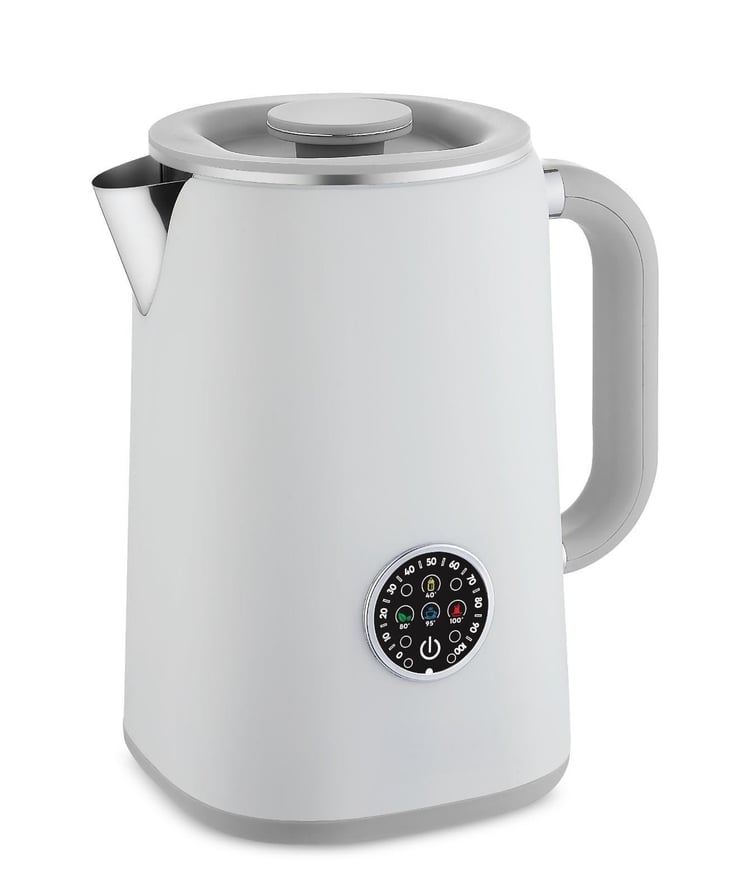 Spectrum Vintage Dijital Kettle Su Isıtıcısı 1.7 Lt 1500W Dokunmatik Ekranlı Çift Katmanlı