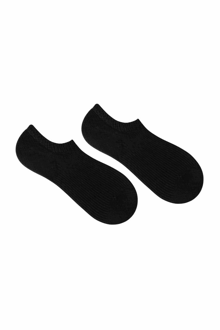 Erkek Çizgili Basic Sneaker Çorap