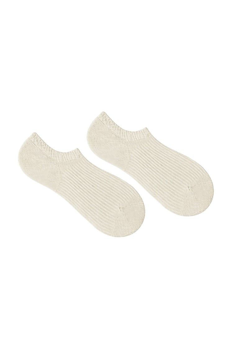 Kadın Çizgili Basic Sneaker Çorap