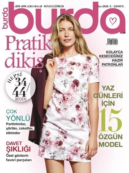 BURDA DERGİSİ 2026-02-PRATİK DİKİŞ