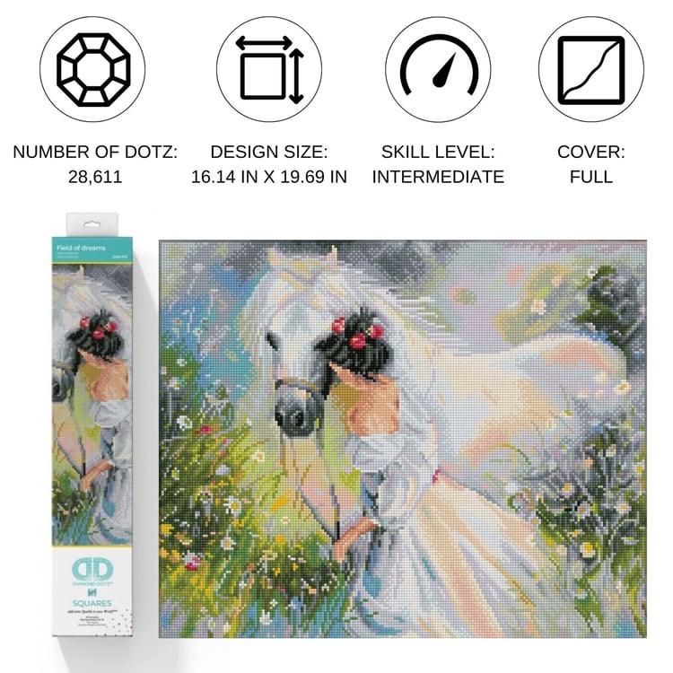 Diamond Dotz Hayaller Tarlası – 50 x 40,9 cm