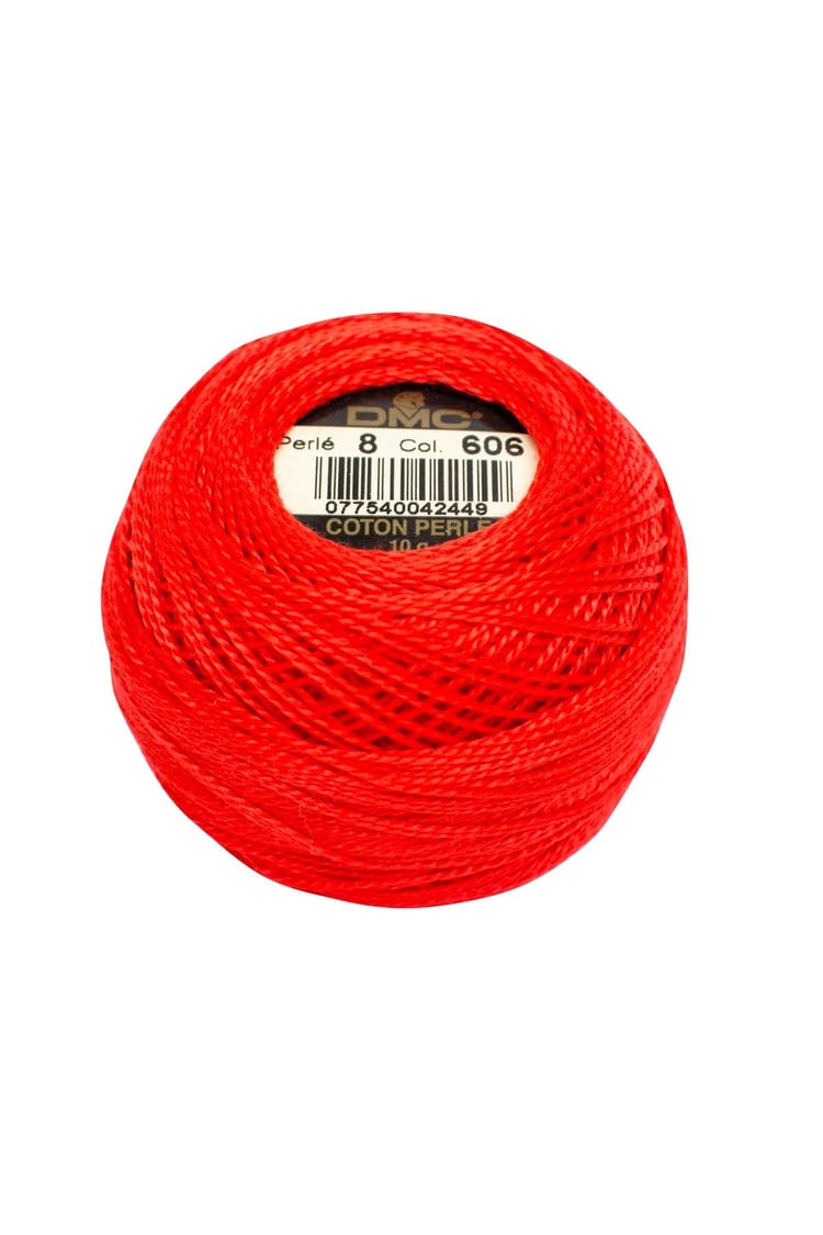 DMC KOTON PERLE  8 NUMARA 606