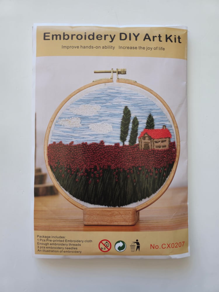 Ev Manzarası Nakış Kiti