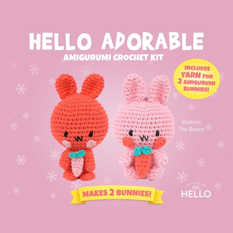Amigurumi Kiti, Mini Örgü Seti  TAVŞAN