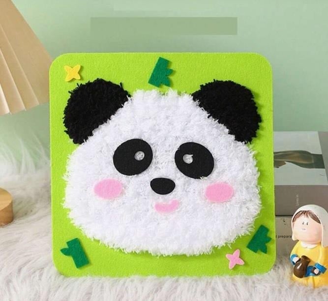 Keçe Dikiş Seti - Çocuklar İçin Keçe kiti, Panda