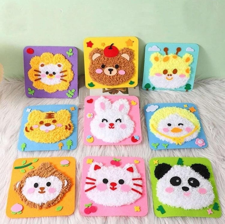 Keçe Dikiş Seti - Çocuklar İçin Keçe kiti, Panda