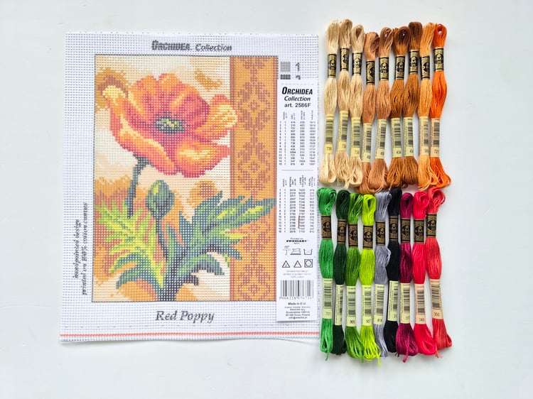 ORCHIDEA 18x24 Goblen - İplikli Set