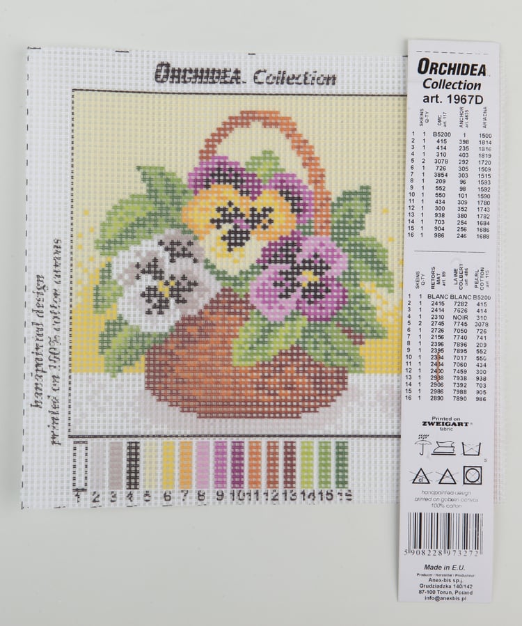 Orchidea Goblen 1967D 15x15