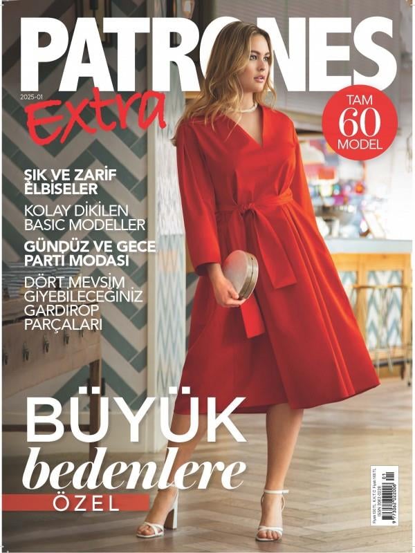 PATRONES DİKİŞ DERGİSİ BÜYÜK BEDEN 2025-01