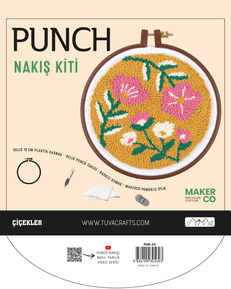 PUNCH NAKIŞ KİTİ-ÇİÇEKLER