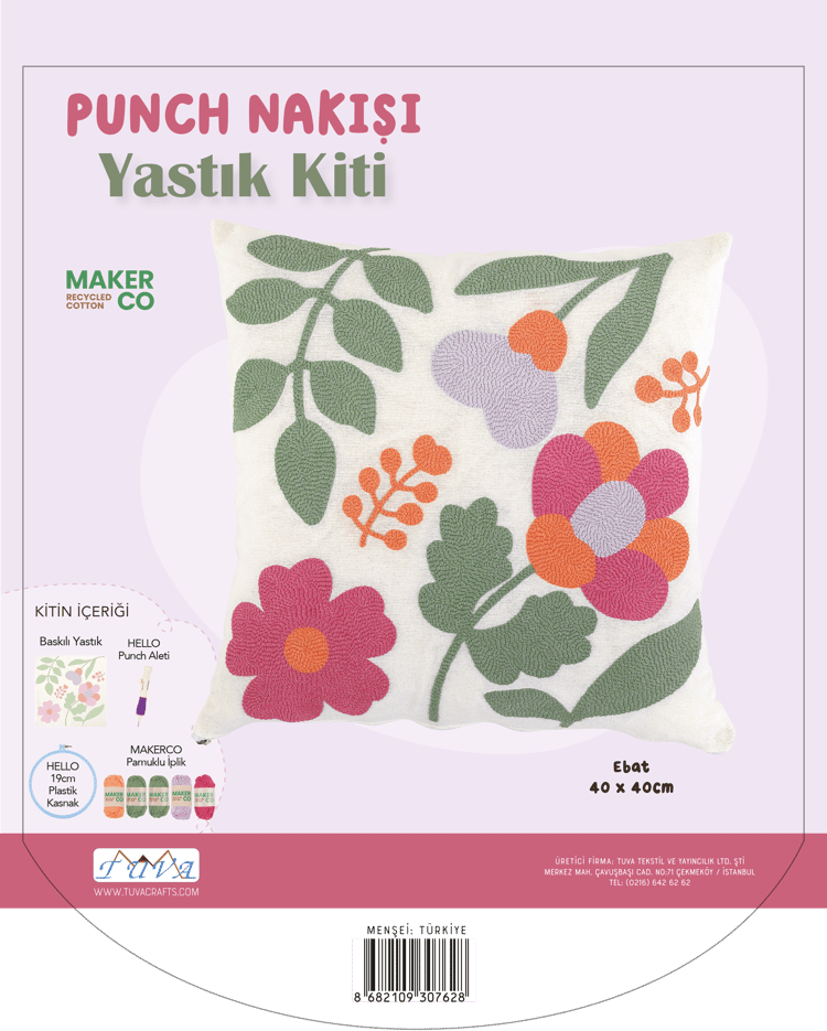 PUNCH NAKIŞI YASTIK KİTİ