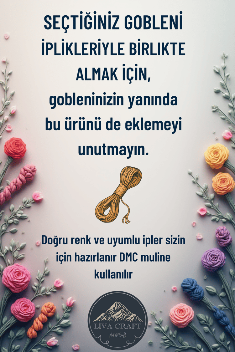 SEG 40x50 GOBLEN YAN ÜRÜNÜ 35 adet DMC muline