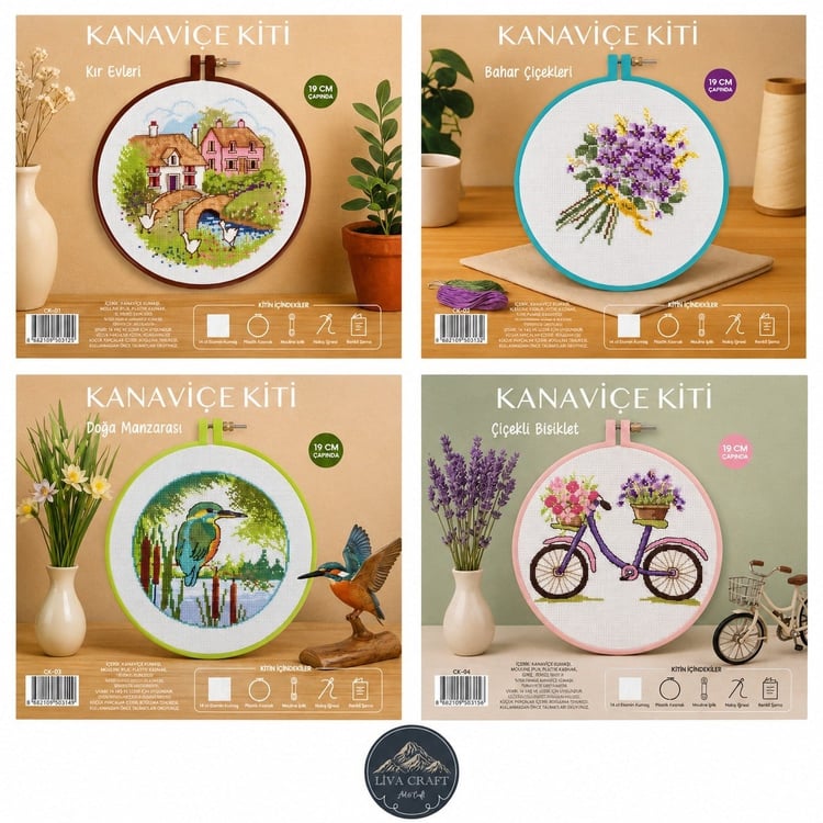 Tuva Kanaviçe Kiti 4 Farklı Model 1