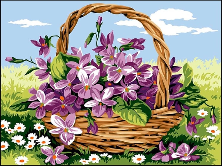 MARGOT GOBLEN 40X50CM - 153.1428 Mor Menekşeler