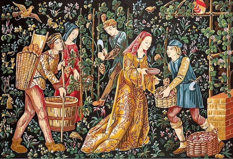 SEG GOBLEN 100X135CM - 933.10 15. Yüzyıl Bağbozumu