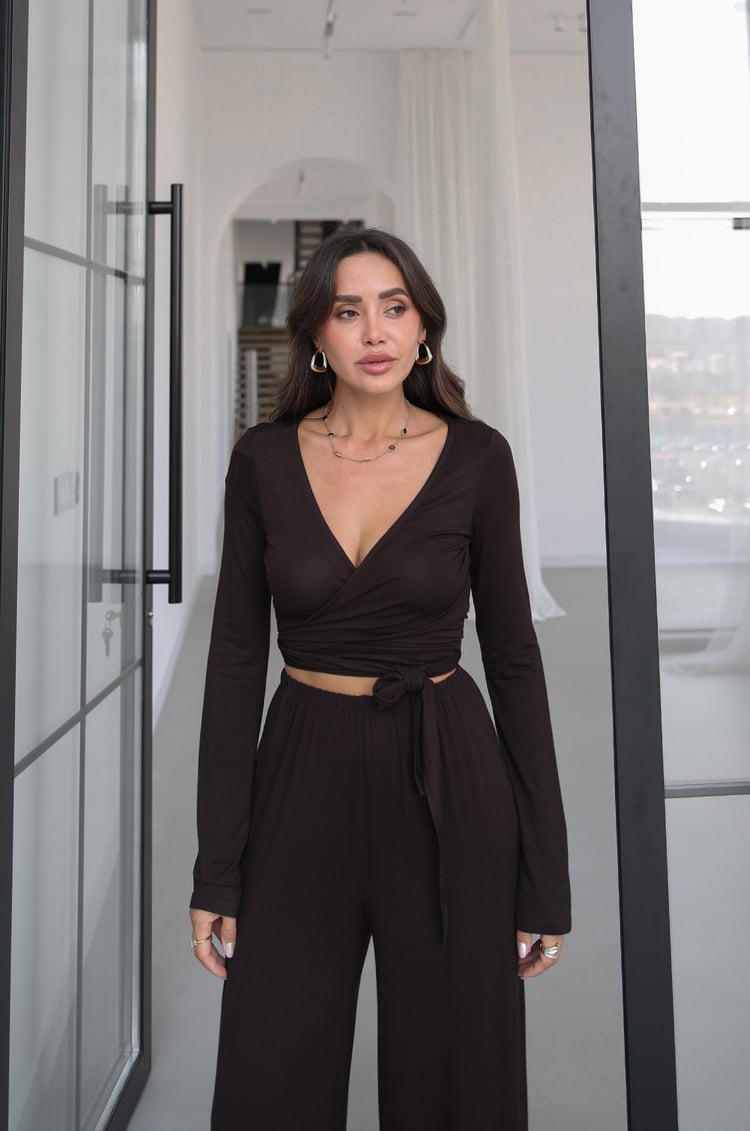 Acı Kahve Bailey Bluz Pantolon Takım