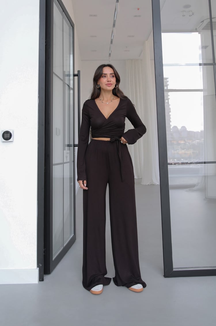 Acı Kahve Bailey Bluz Pantolon Takım