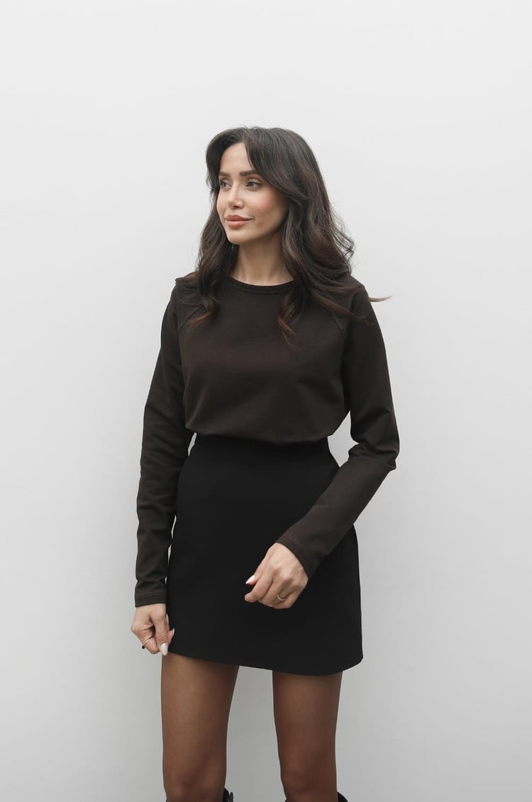 Acı Kahve Segel Basic Sweatshirt