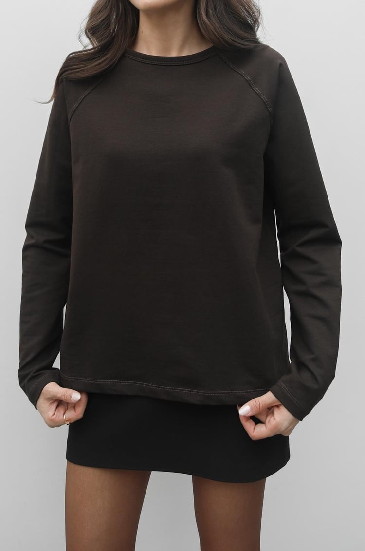 Acı Kahve Segel Basic Sweatshirt