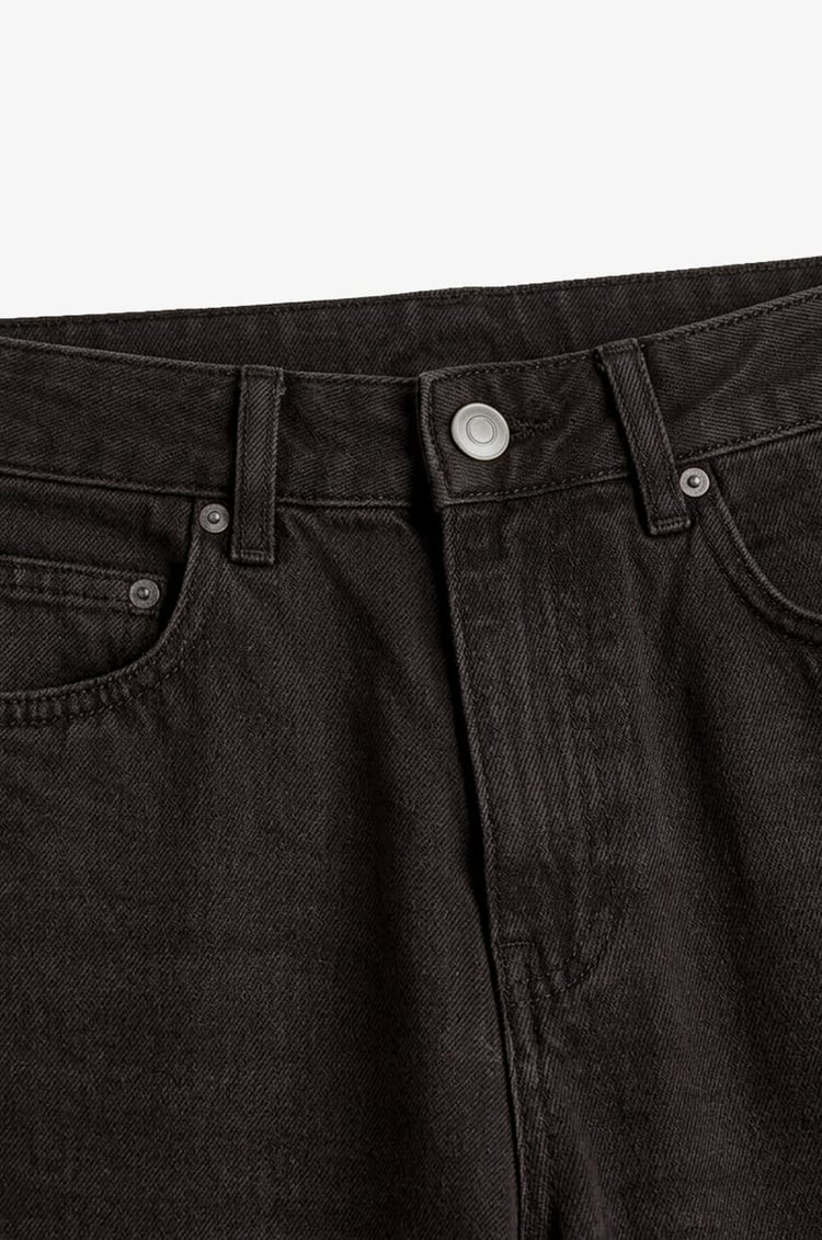 Acı Kahve Yanı Çift Dikişli Mom Jean