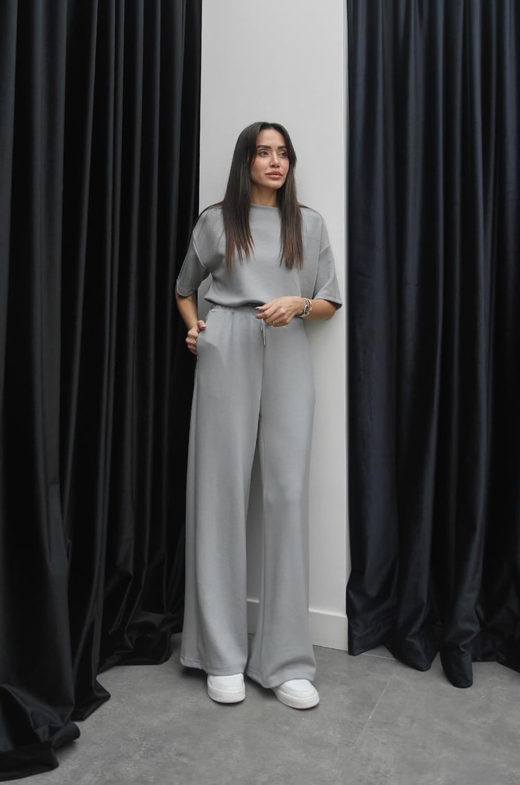 Açık Gri Darcy Modal Eşofman Takım