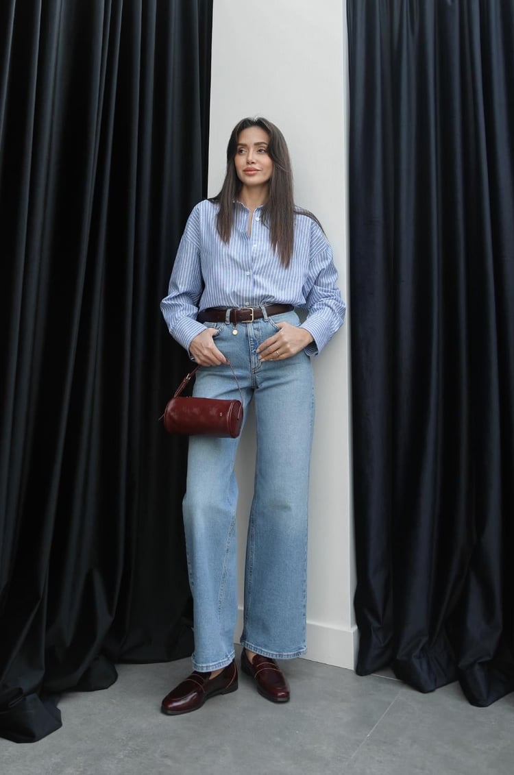 Açık Mavi Felix Straight Jean