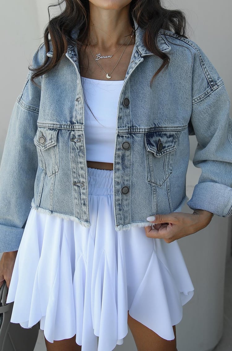 Açık Mavi Robbe Denim Ceket