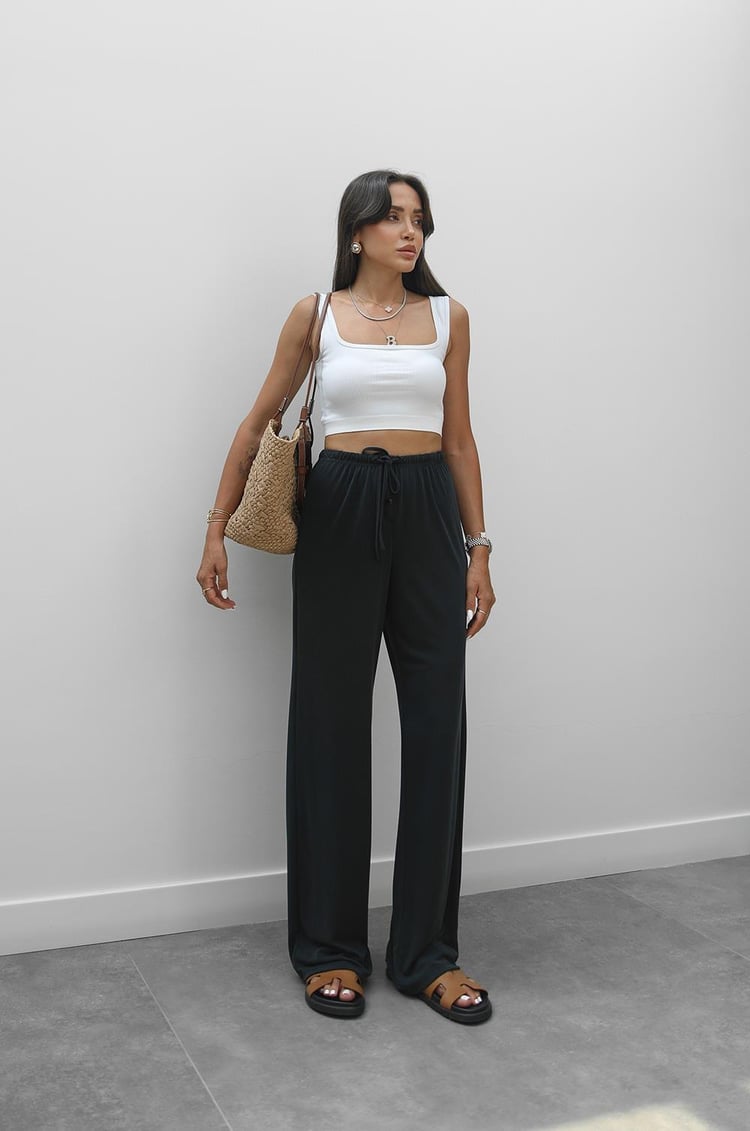 Antrasit Modal Pantolon