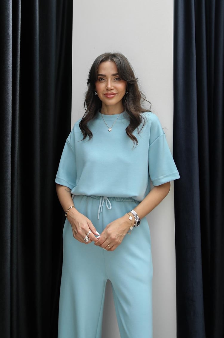 Bebe Mavisi Darcy Modal Eşofman Takım